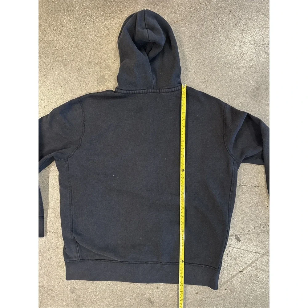 Polo Ralph Lauren Hoodie Men Black Size XL FULL-ZIP Red Pony Logo Fleece Cotton